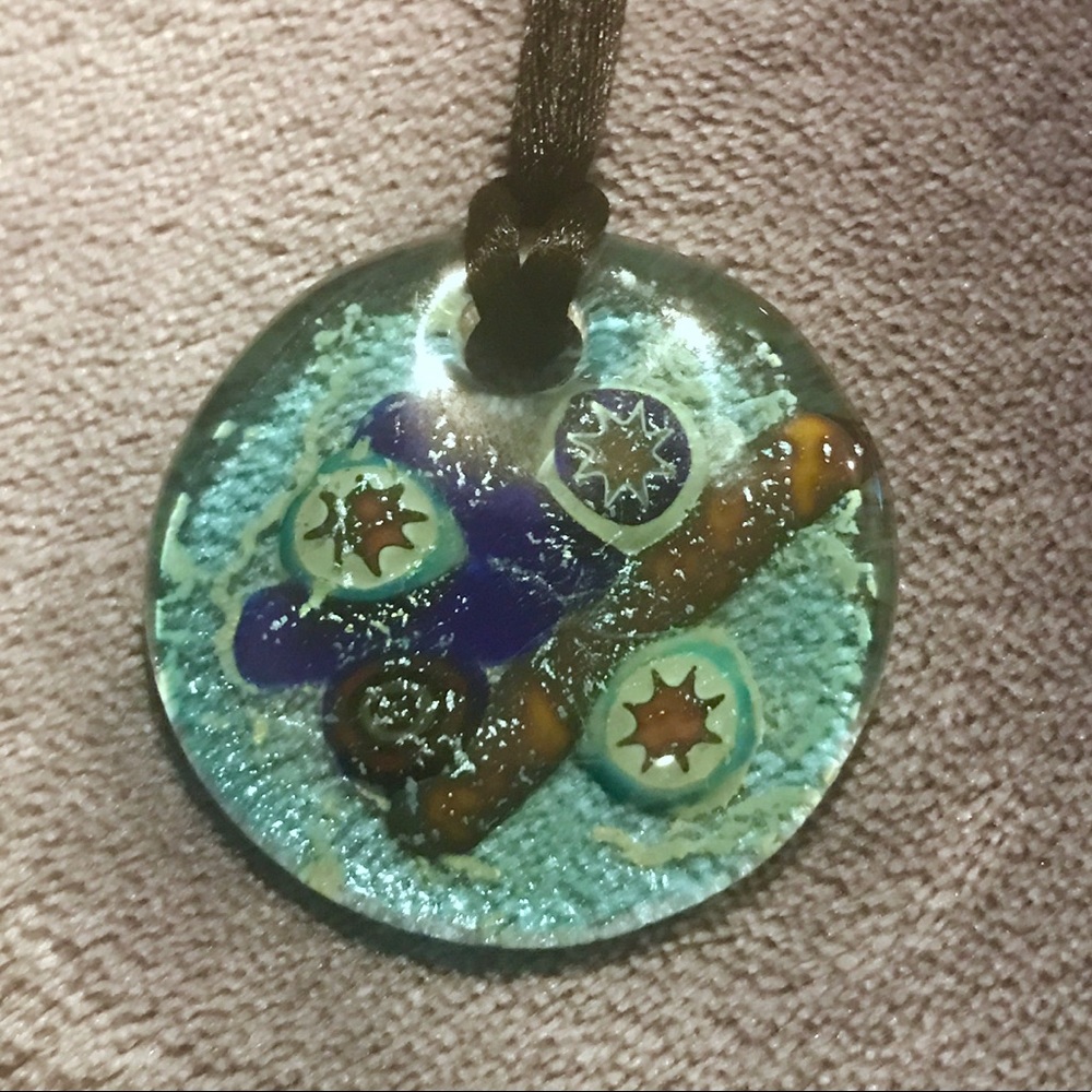 HANDCRAFTED GLASS NECKLACE